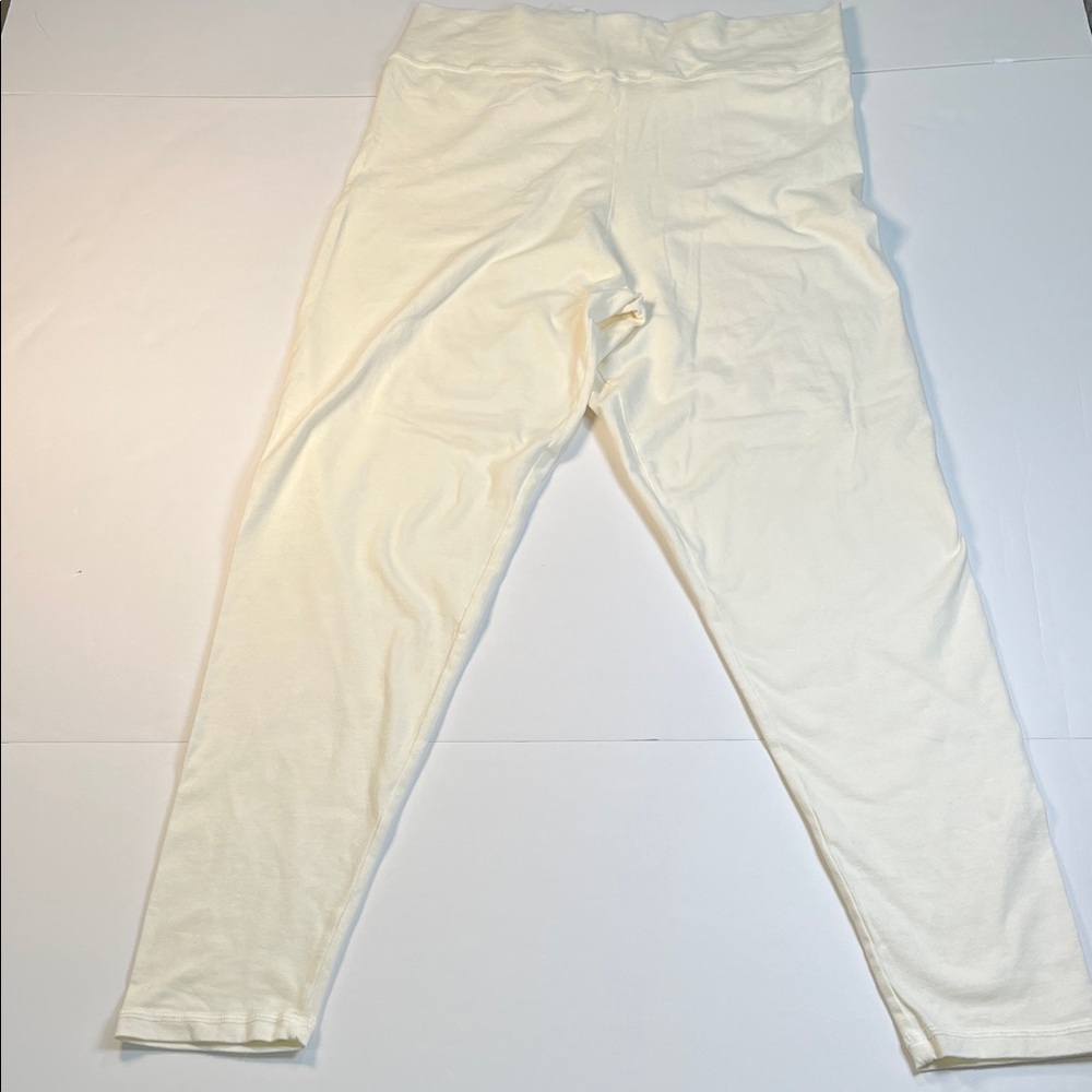 Luna Luz Soft Cream Leggings Sz XL